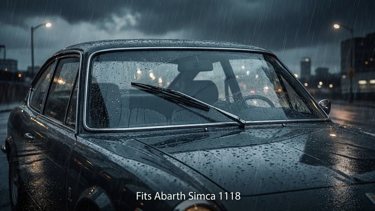 Abarth Simca 1118 Driver Side Wiper Blade — 24