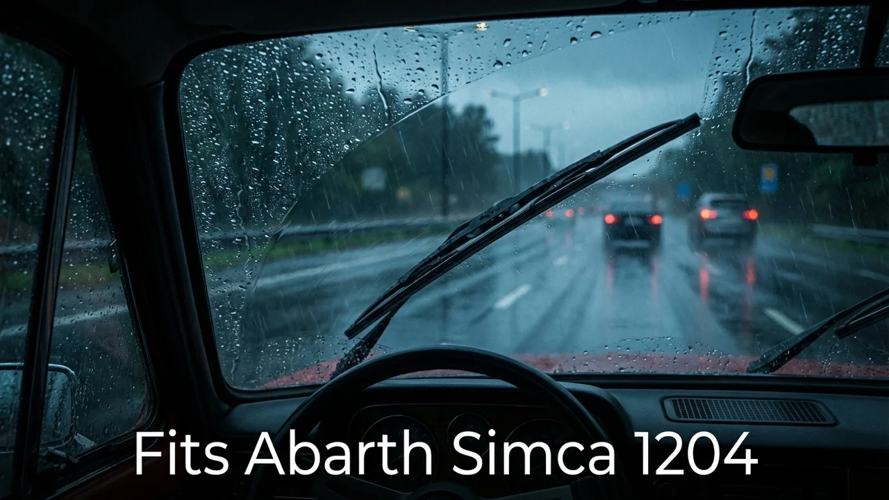 Abarth Simca 1204 Driver Side Wiper Blade — 20