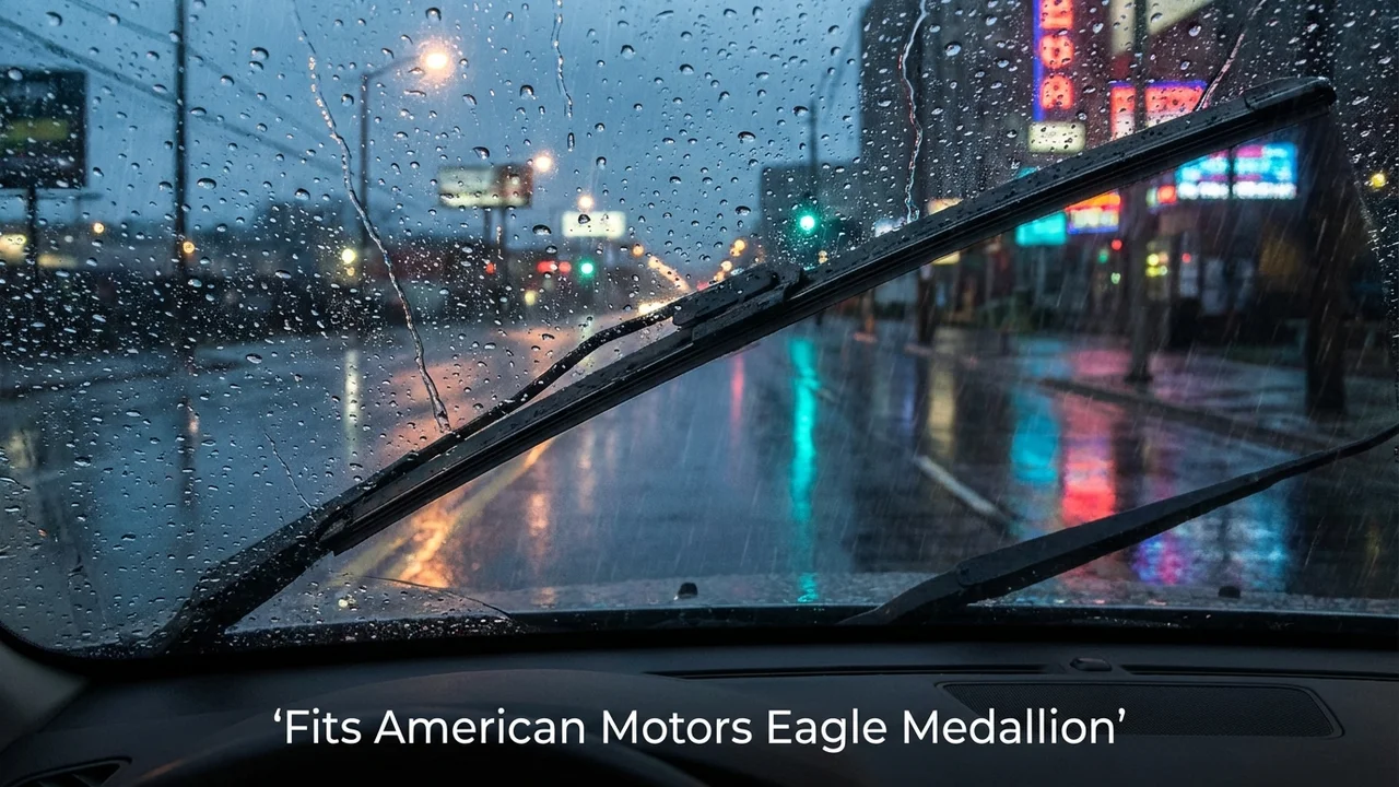 American Motors Eagle Medallion Driver Side Wiper Blade — 21