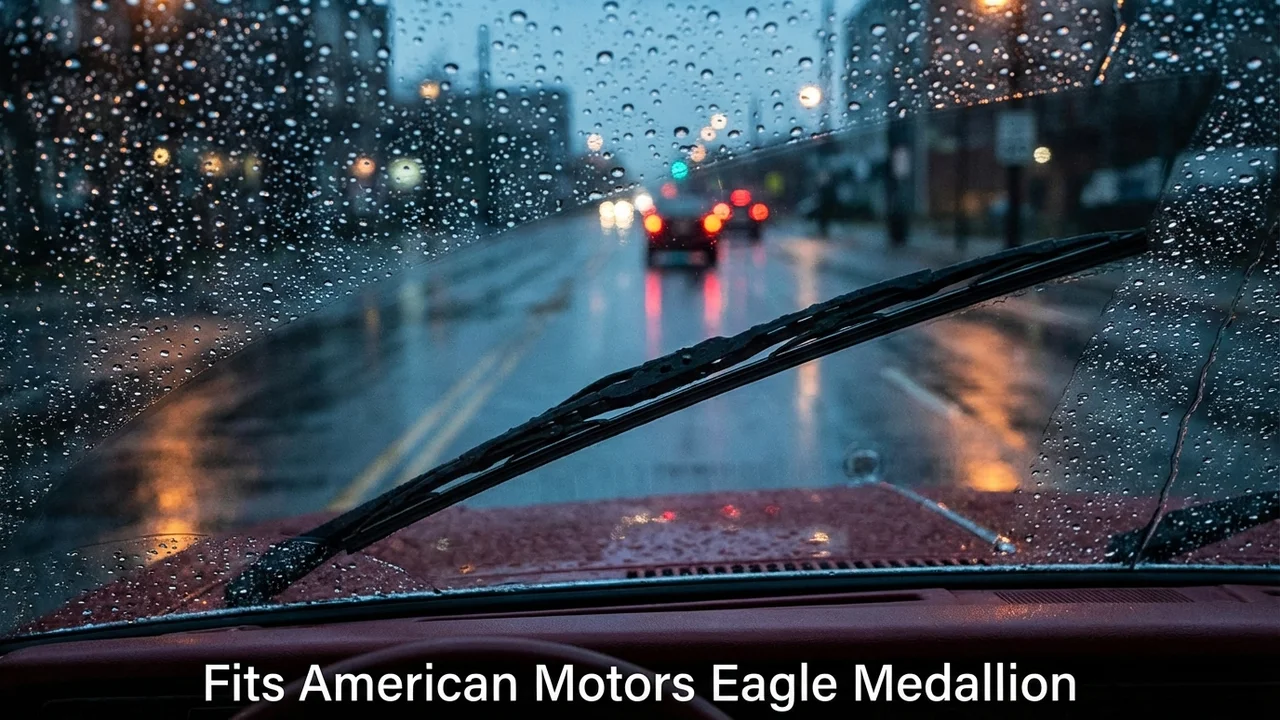 American Motors Eagle Medallion Passenger Side Wiper Blade — 18