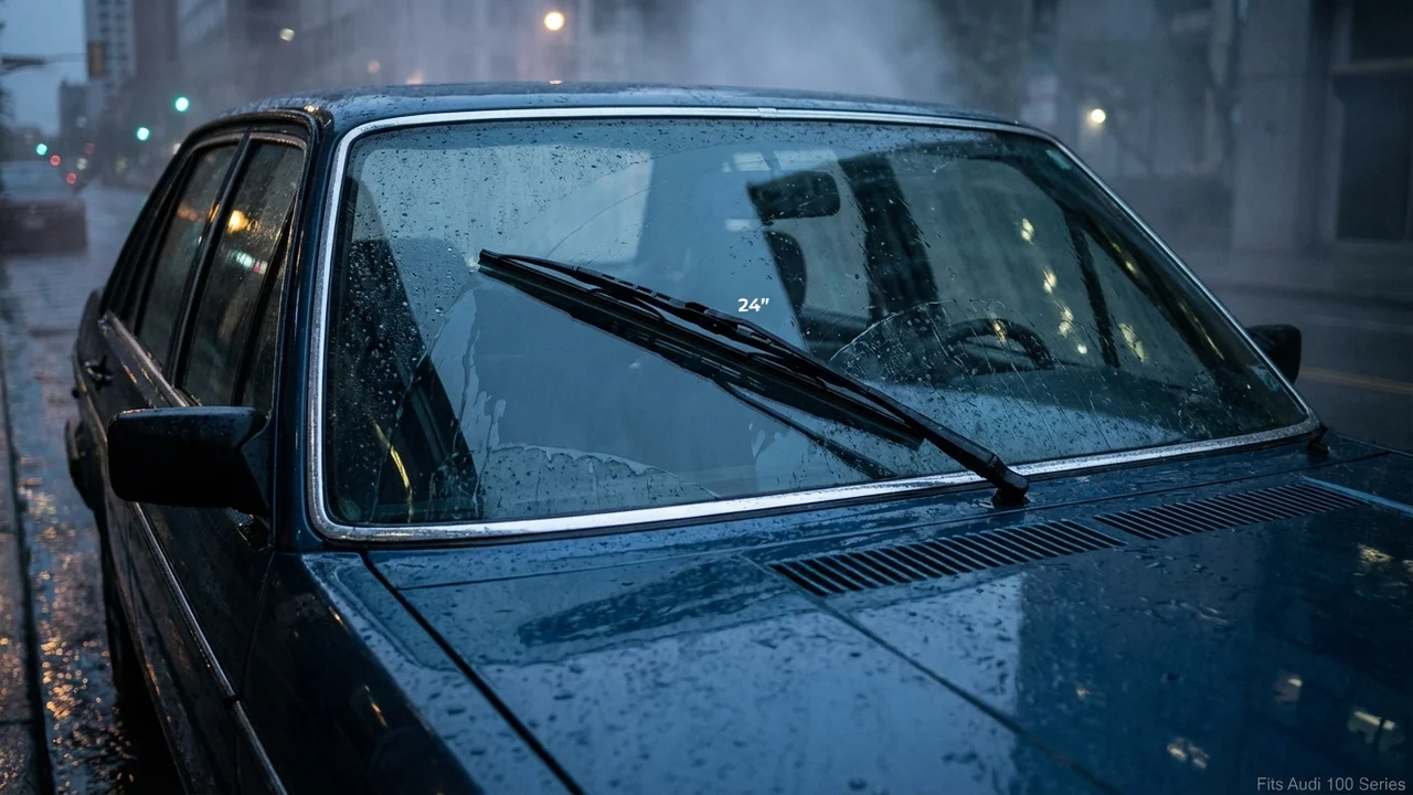 Audi 100 Series Driver Side Wiper Blade — 24