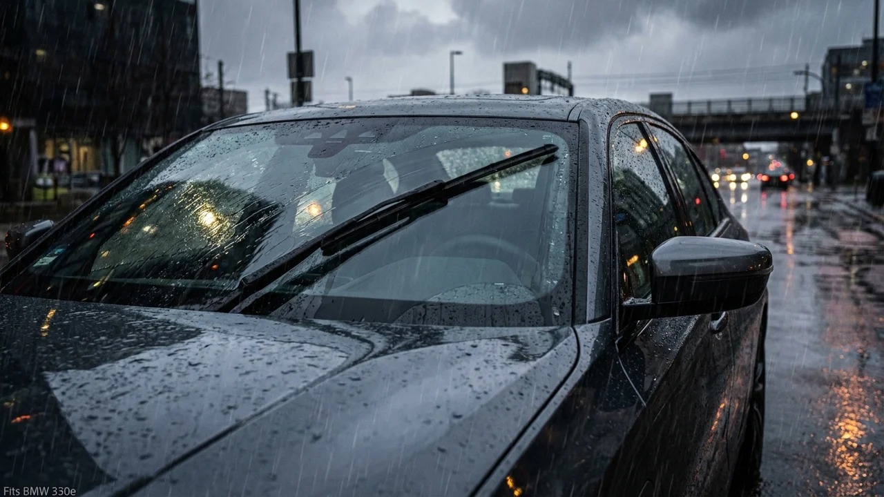 BMW 330e Driver Side Wiper Blade — 22