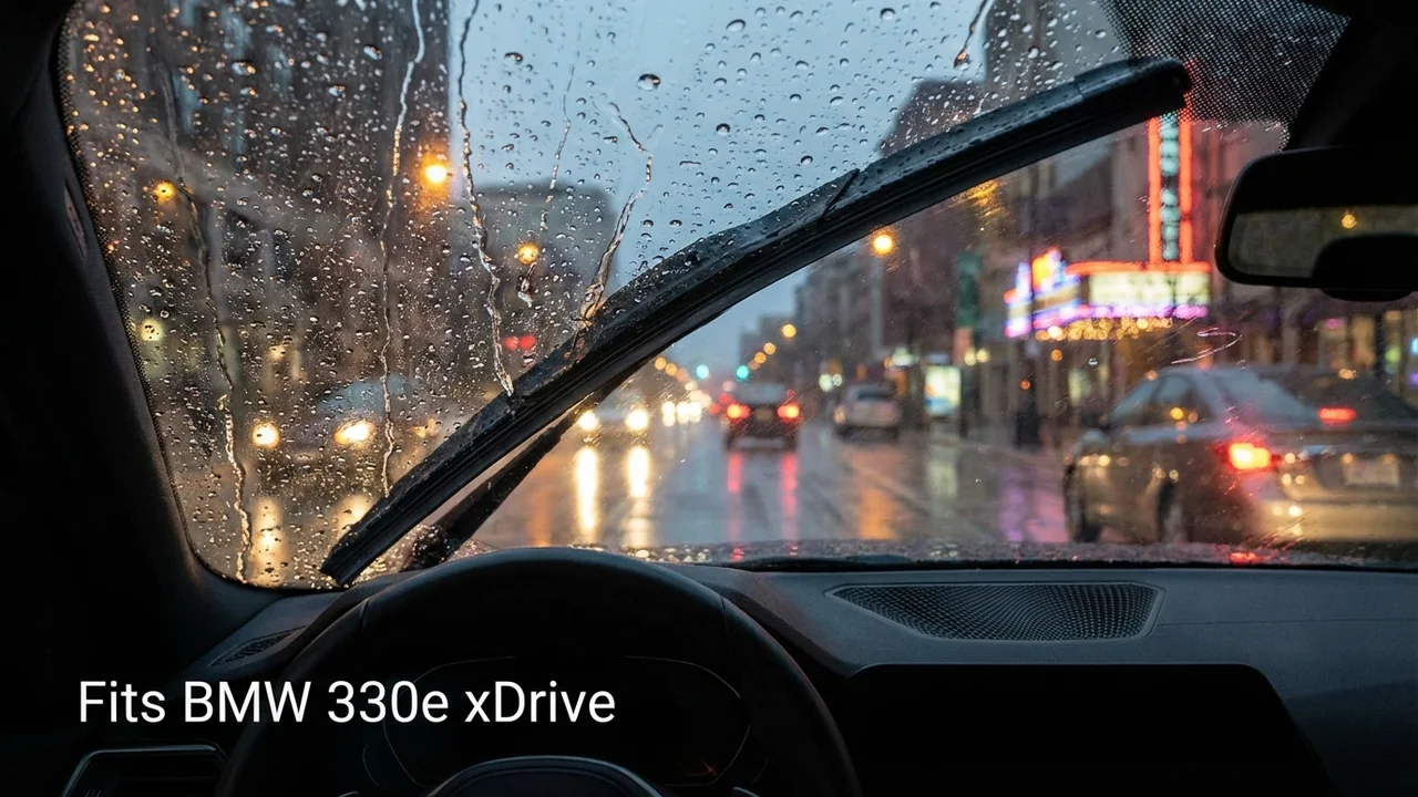 BMW 330e xDrive Driver Side Wiper Blade — 21