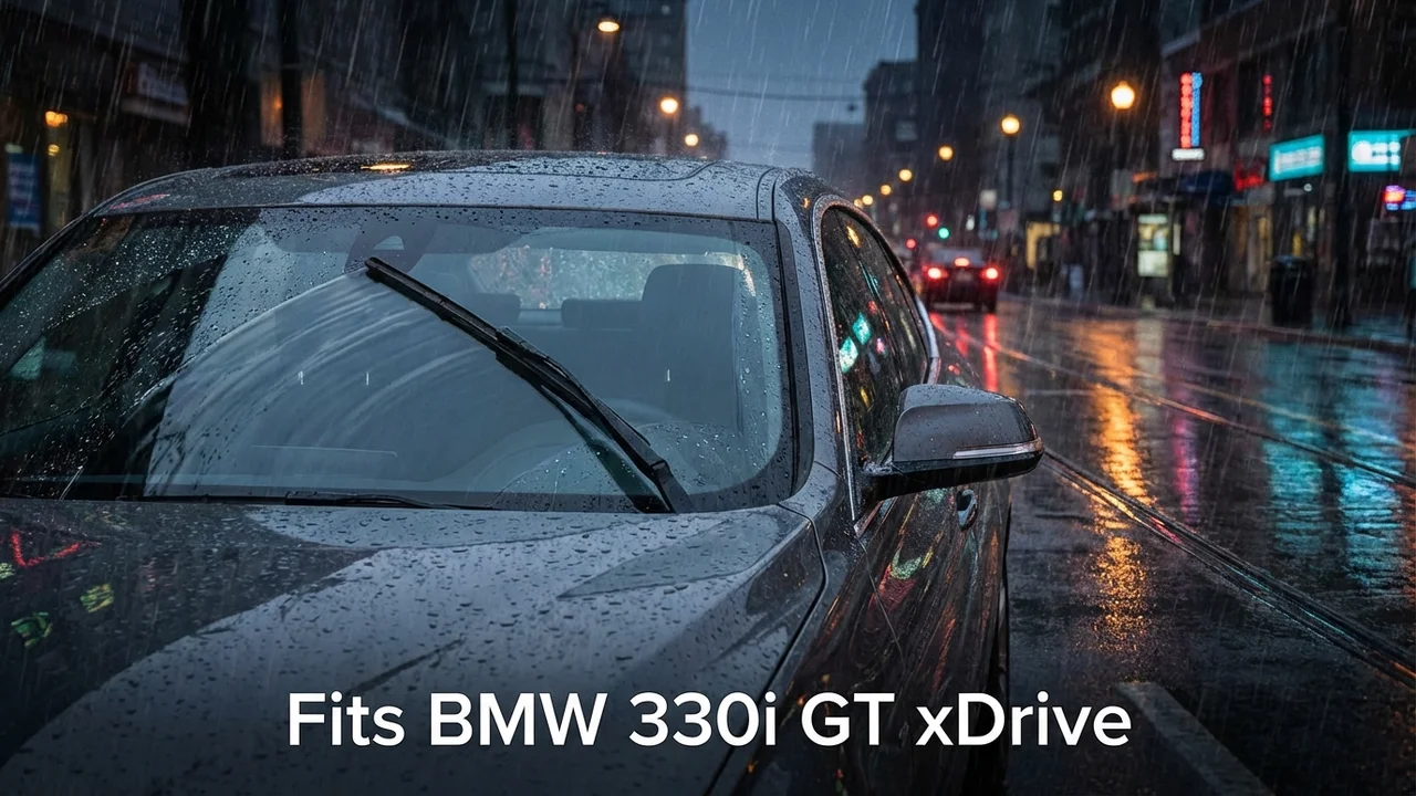 BMW 330i GT xDrive Driver Side Wiper Blade — 22