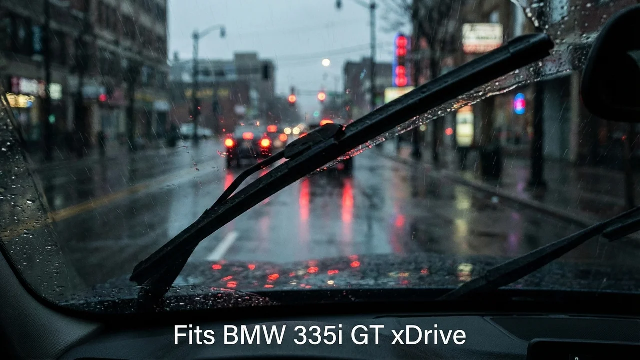 BMW 335i GT xDrive Driver Side Wiper Blade — 22