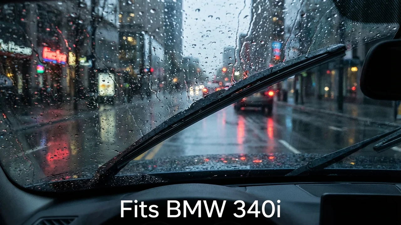 BMW 340i Passenger Side Wiper Blade — 17