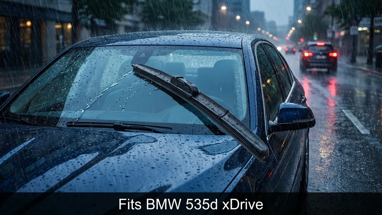 BMW 535d xDrive Driver Side Wiper Blade — 28