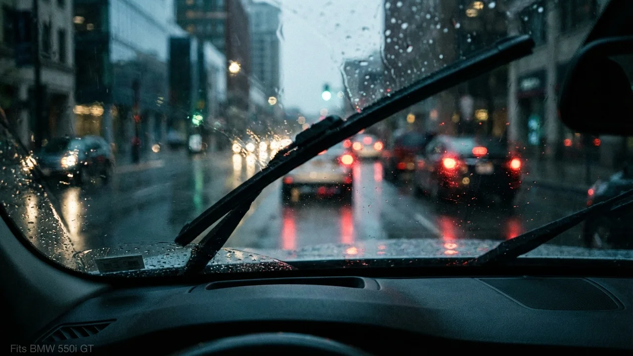 BMW 550i GT Passenger Side Wiper Blade — 18