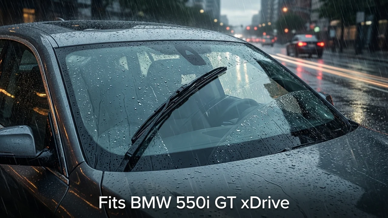 BMW 550i GT xDrive Driver Side Wiper Blade — 28