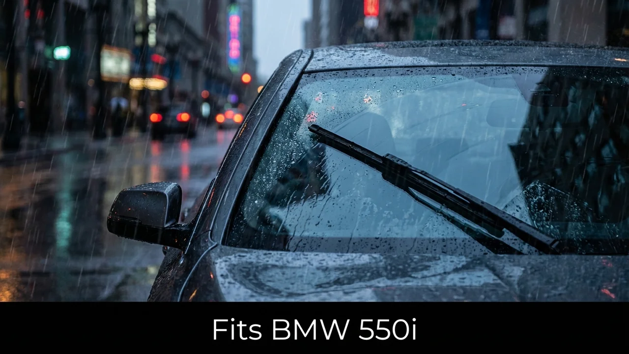 BMW 550i Passenger Side Wiper Blade — 18