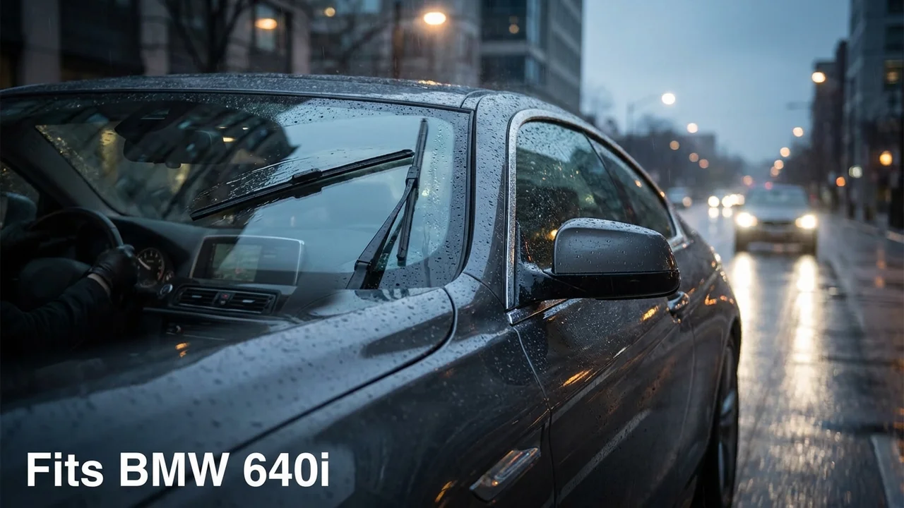 BMW 640i Passenger Side Wiper Blade — 19