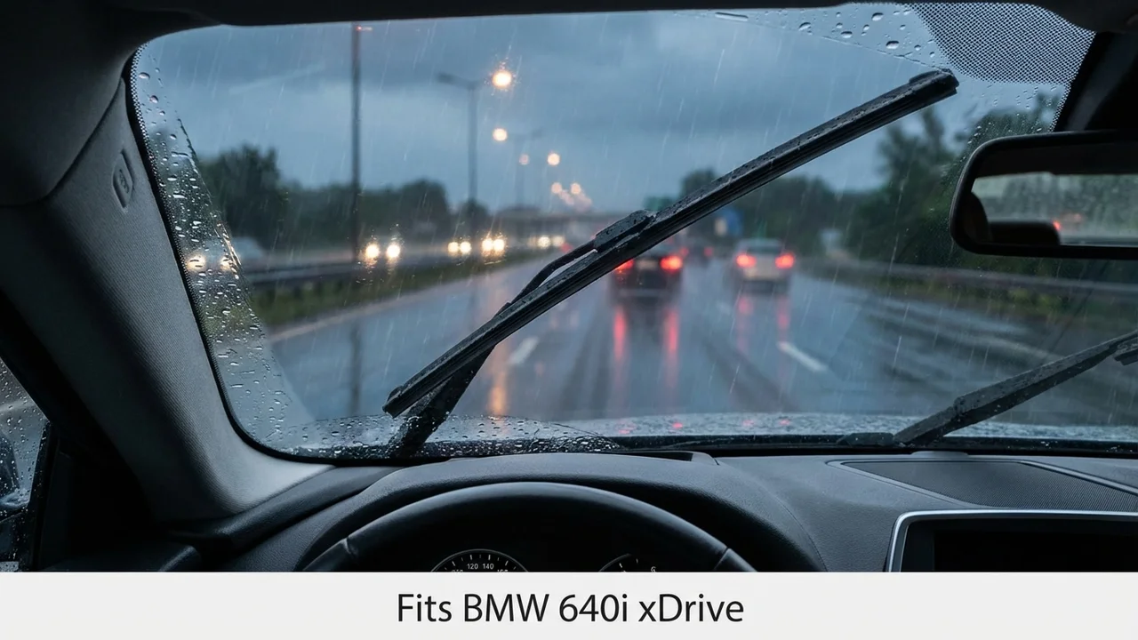 BMW 640i xDrive Driver Side Wiper Blade — 26