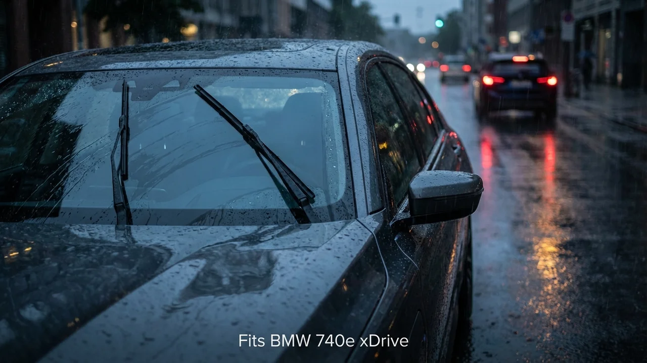BMW 740e xDrive Driver Side Wiper Blade — 21