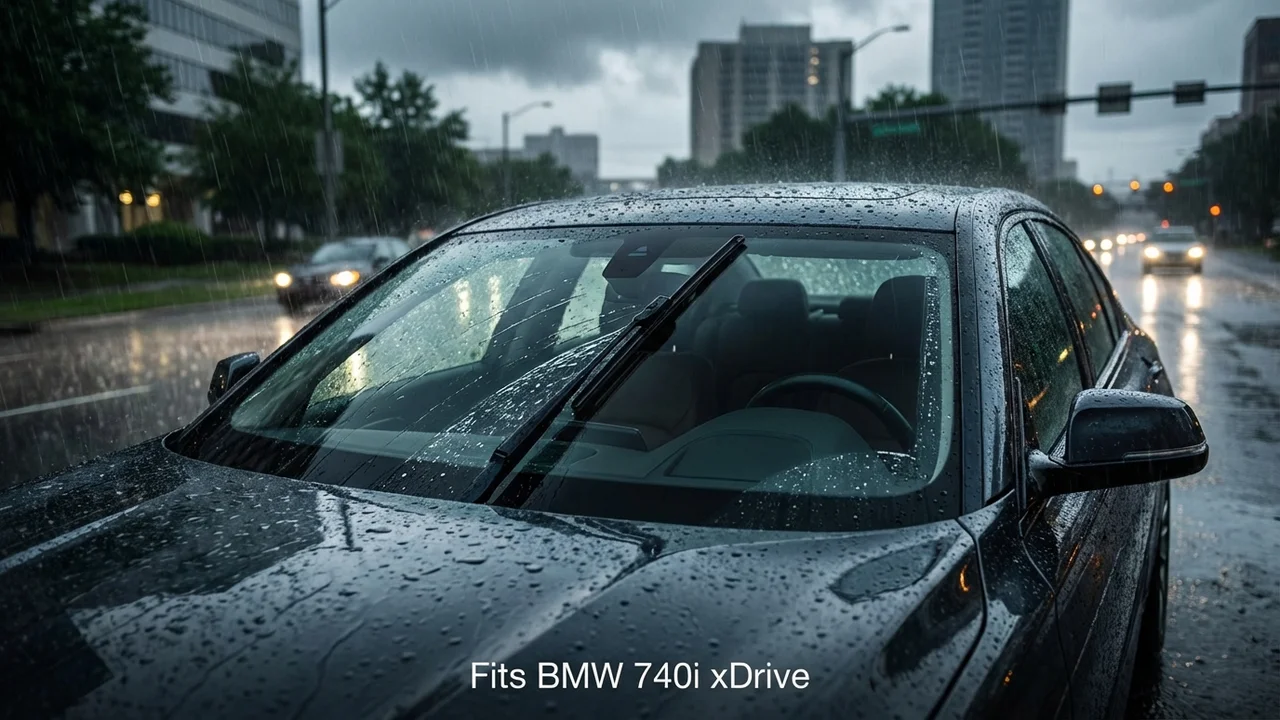 BMW 740i xDrive Driver Side Wiper Blade — 22