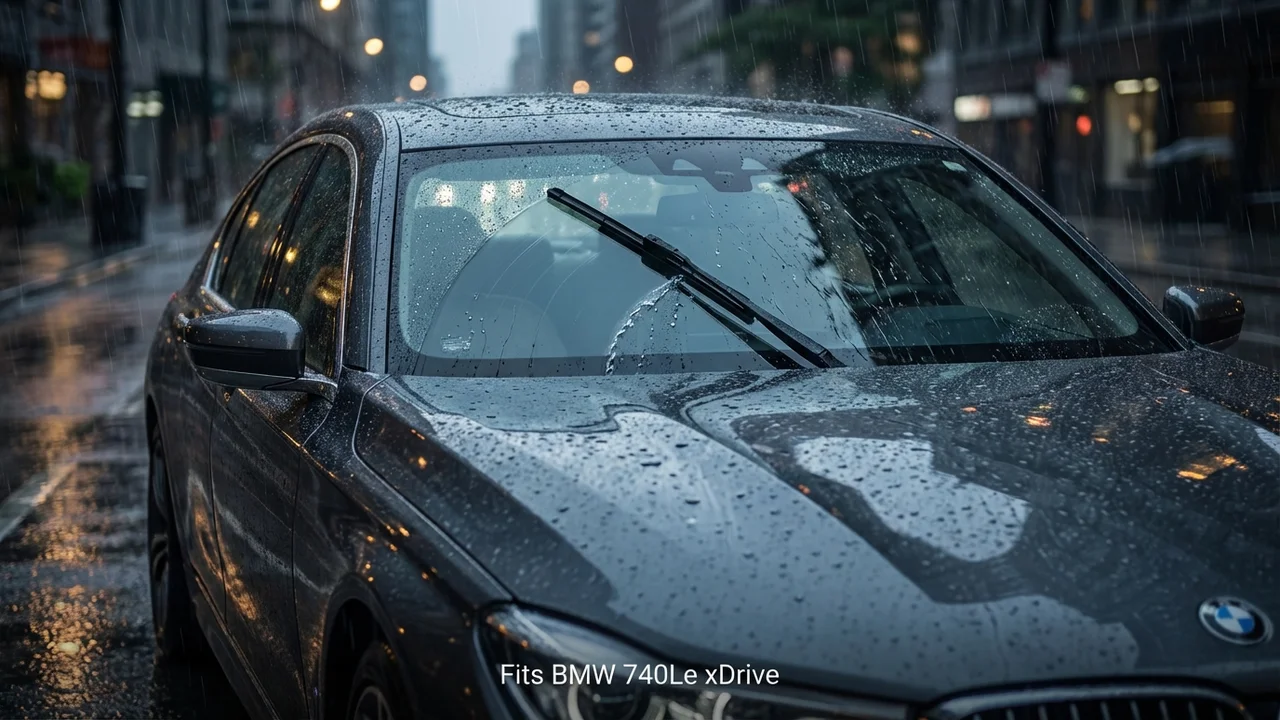 BMW 740Le xDrive Driver Side Wiper Blade — 22