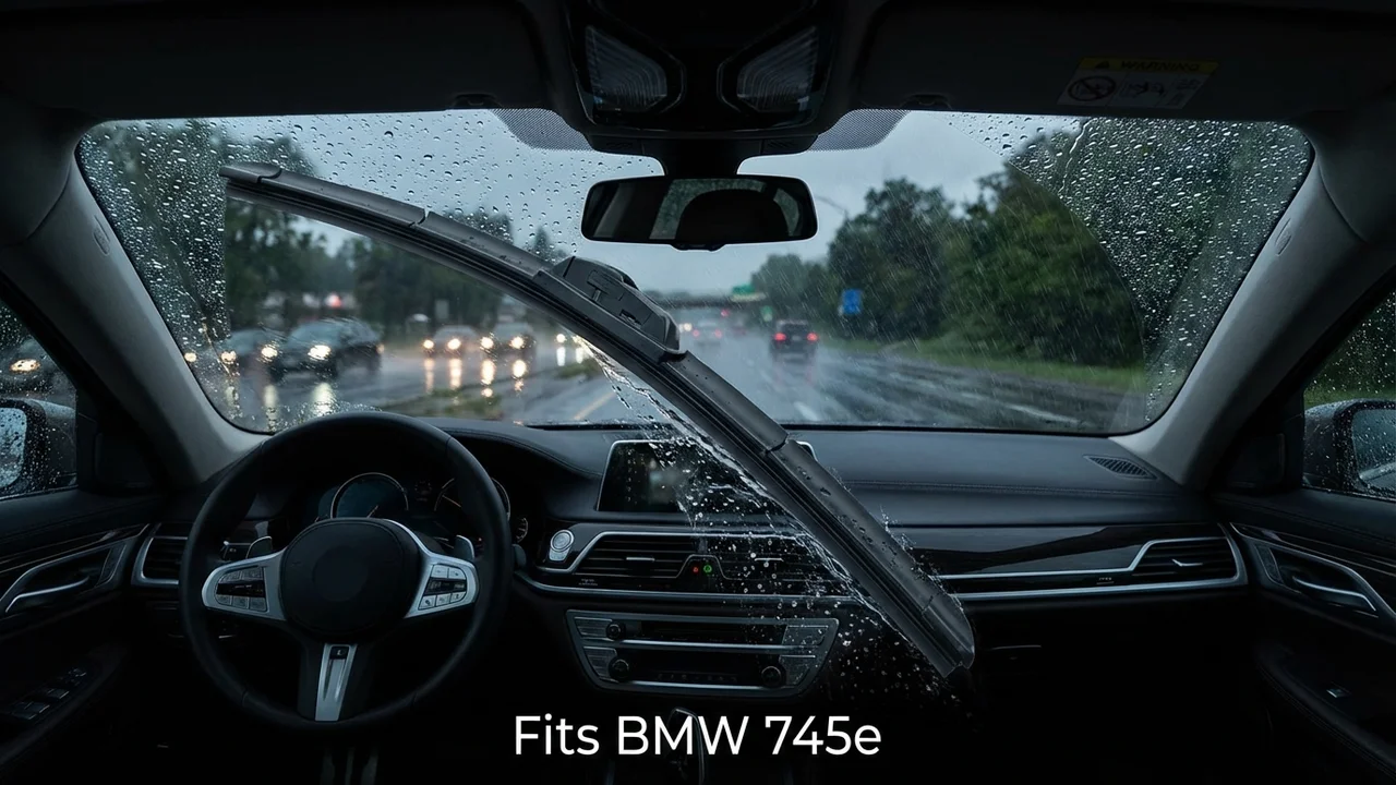 BMW 745e Driver Side Wiper Blade — 28