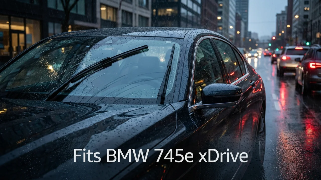 BMW 745e xDrive Driver Side Wiper Blade — 21