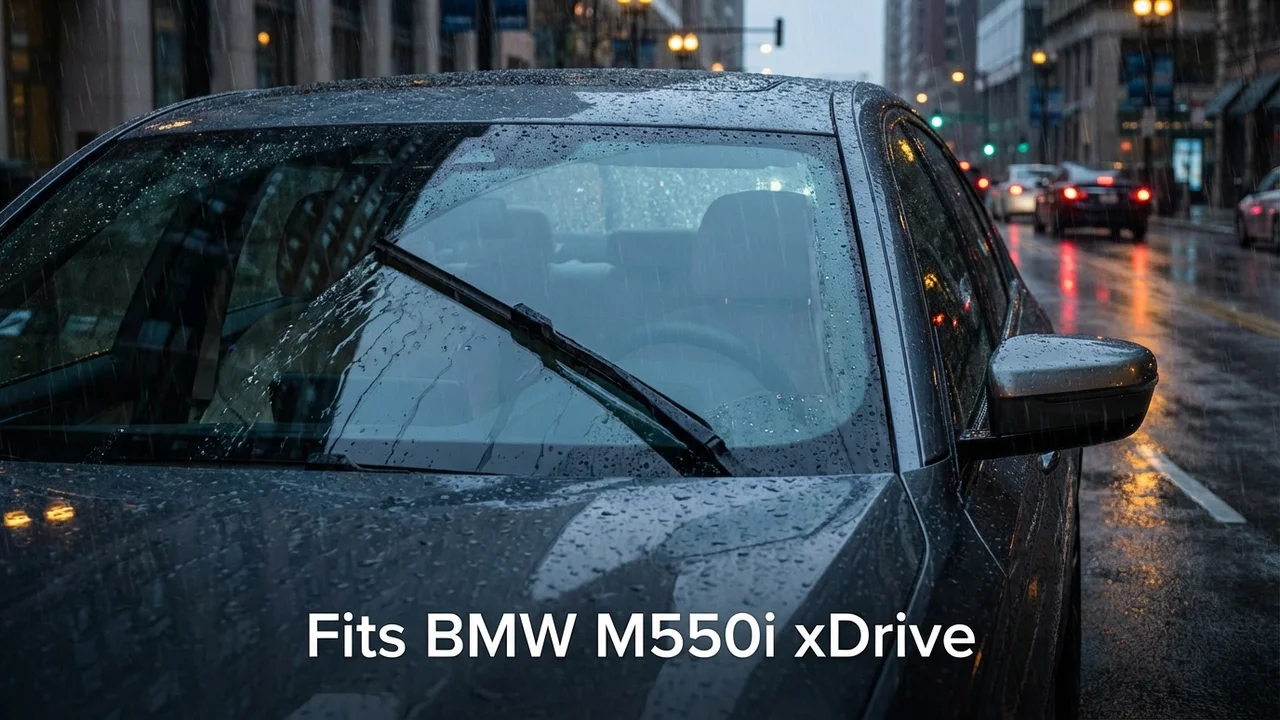 BMW M550i xDrive Driver Side Wiper Blade — 20