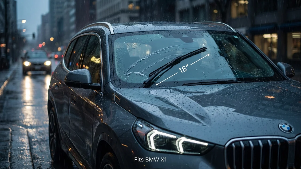 BMW X1 Passenger Side Wiper Blade — 18