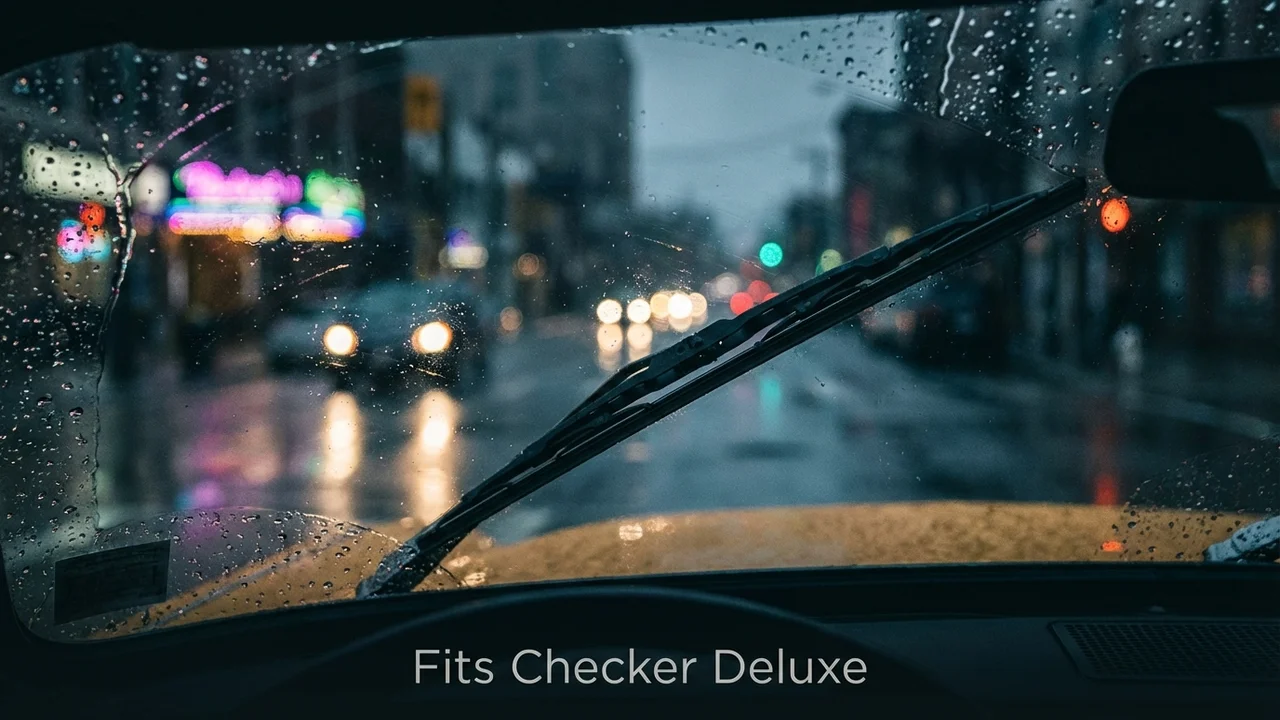 Checker Deluxe Passenger Side Wiper Blade — 19