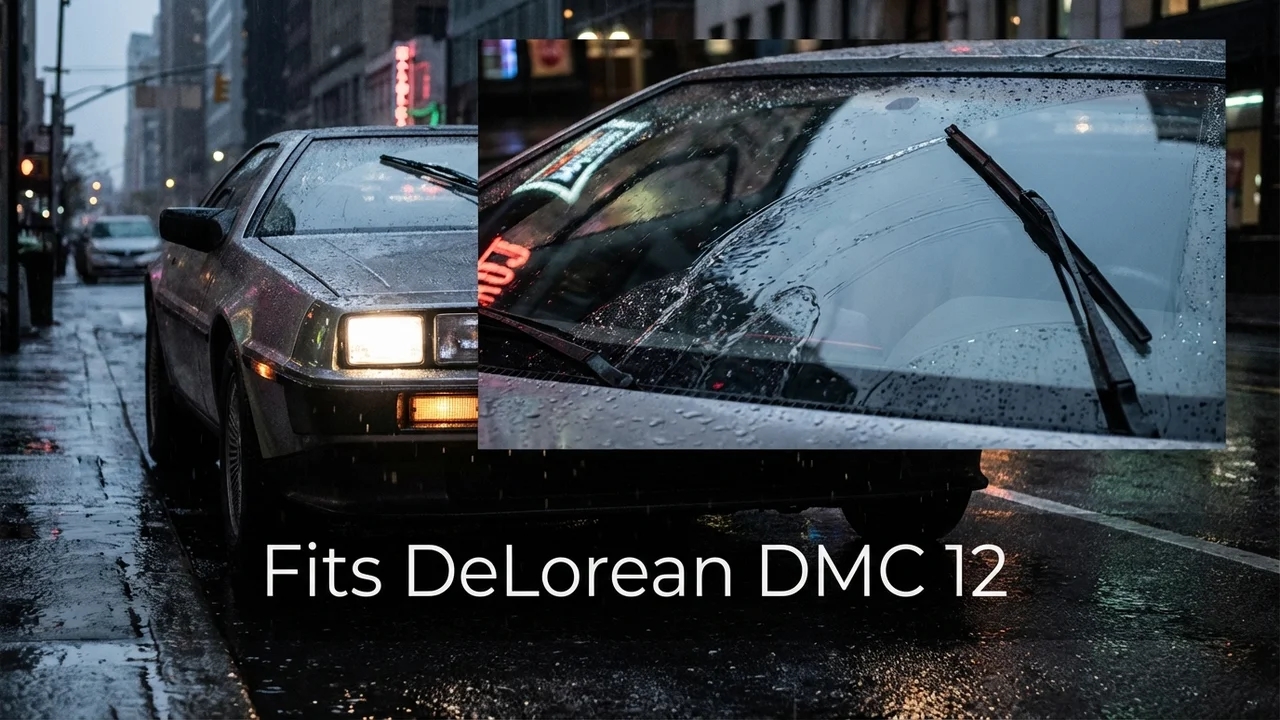 DeLorean DMC 12 Passenger Side Wiper Blade — 22