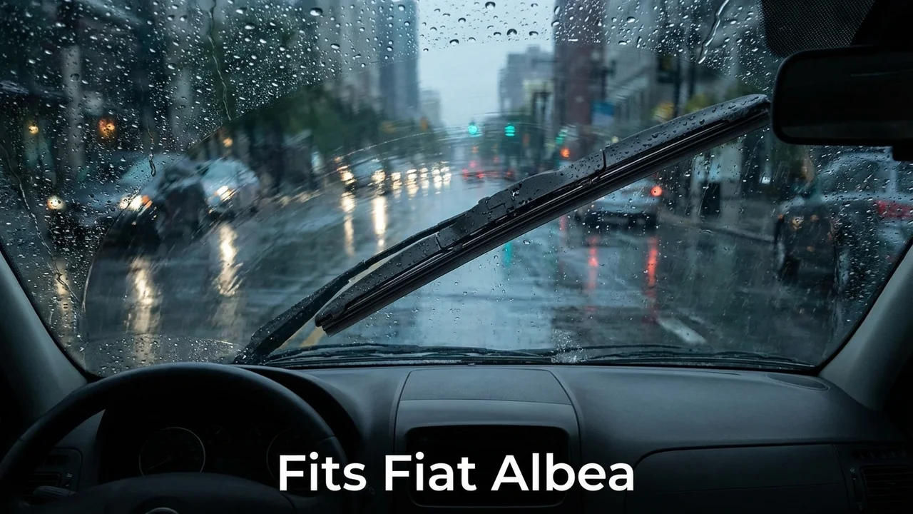 Fiat Albea Driver Side Wiper Blade — 28