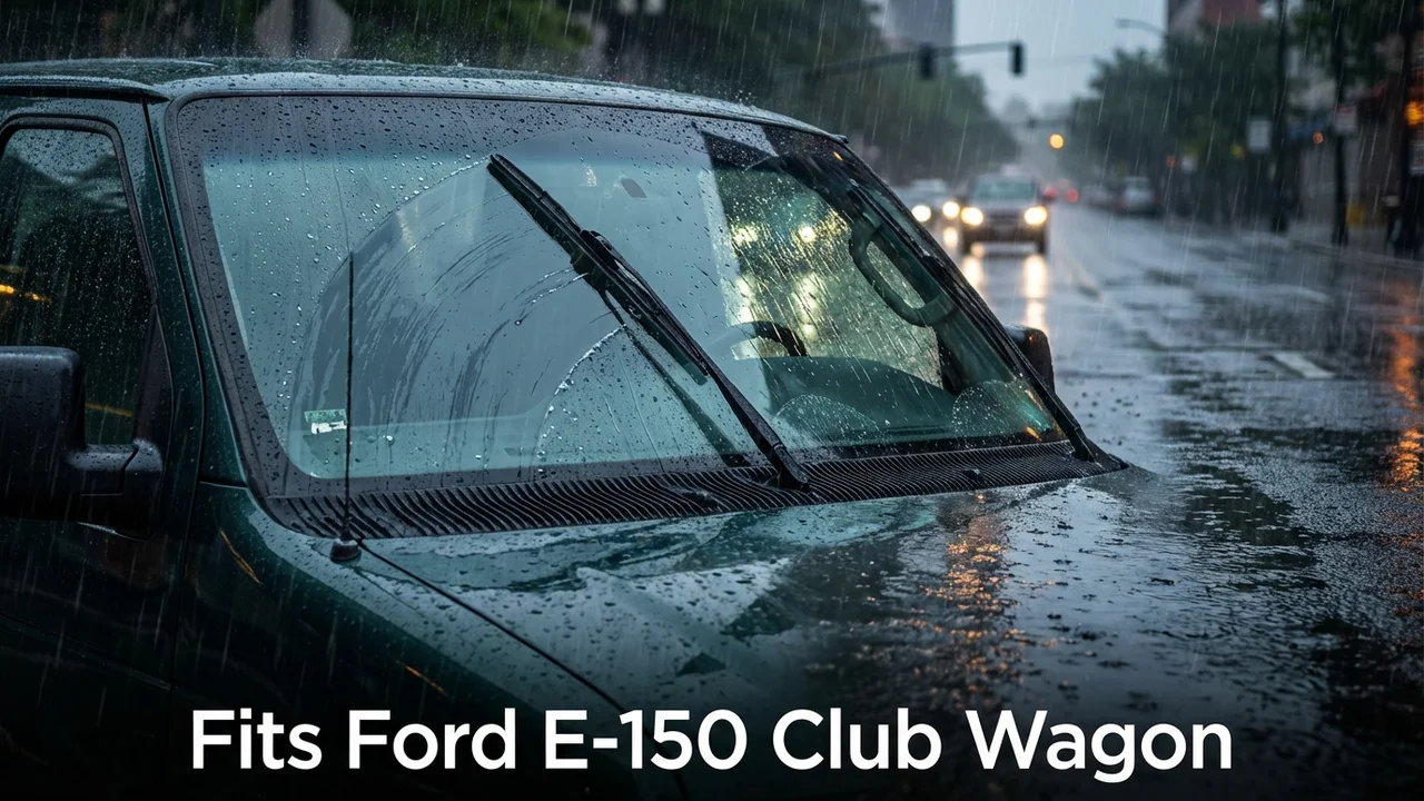 Ford E-150 Club Wagon Driver Side Wiper Blade — 28