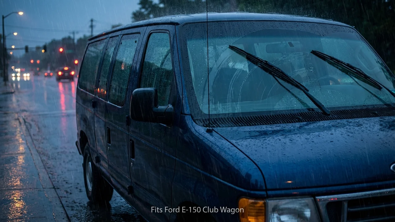 Ford E-150 Club Wagon Passenger Side Wiper Blade — 17