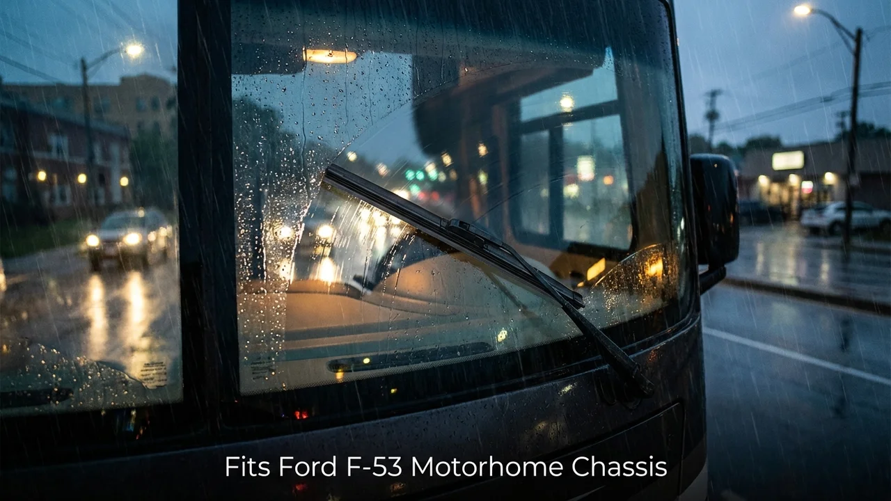 Ford F-53 Motorhome Chassis Passenger Side Wiper Blade — 19