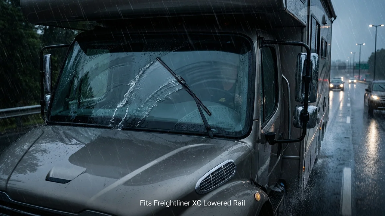 Freightliner XC Lowered Rail Driver Side Wiper Blade — 22