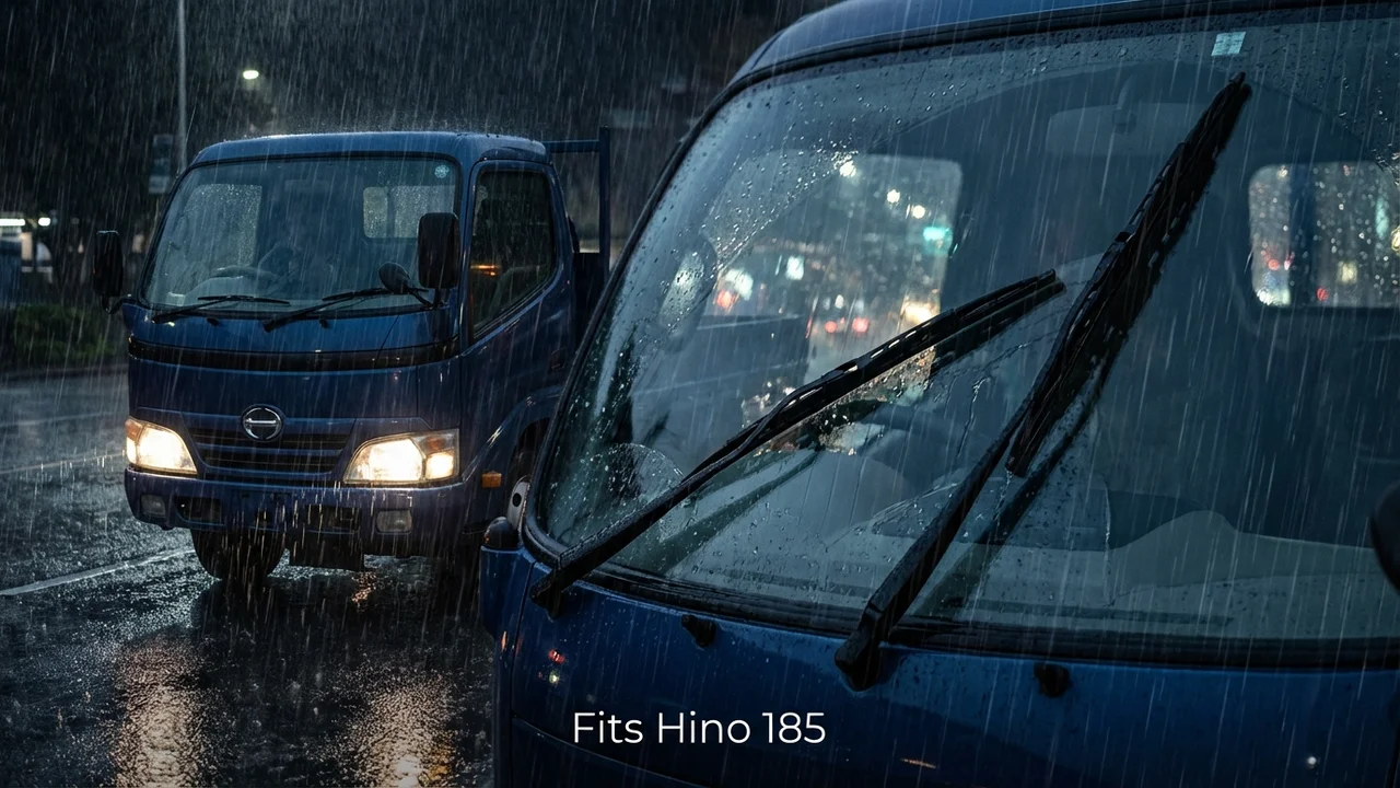 Hino 185 Passenger Side Wiper Blade — 19