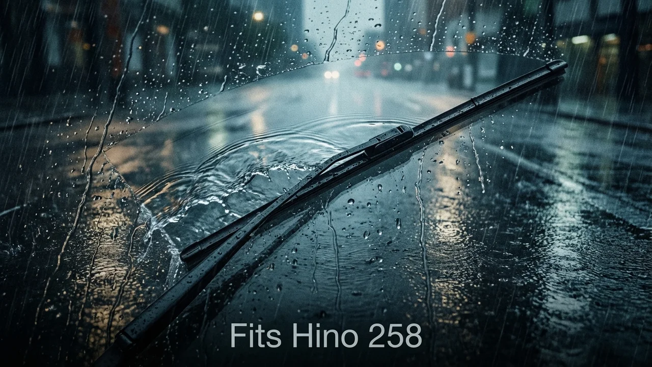 Hino 258 Passenger Side Wiper Blade — 16