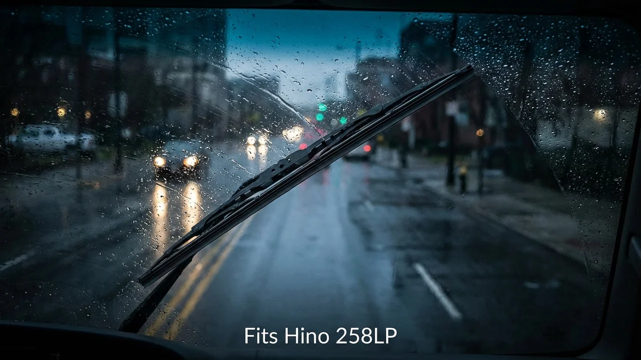 Hino 258LP Passenger Side Wiper Blade — 21