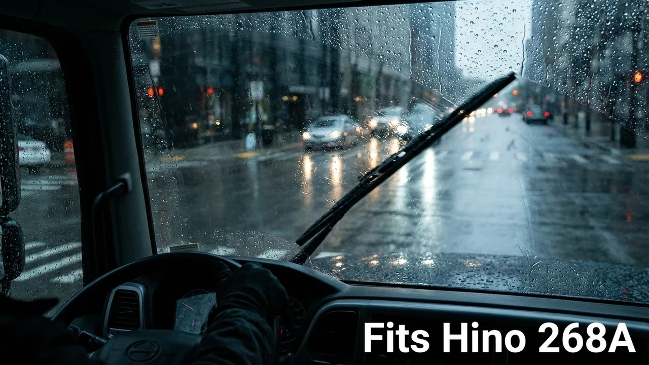 Hino 268A Passenger Side Wiper Blade — 18