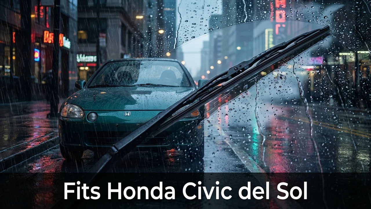 Honda Civic del Sol Driver Side Wiper Blade — 24