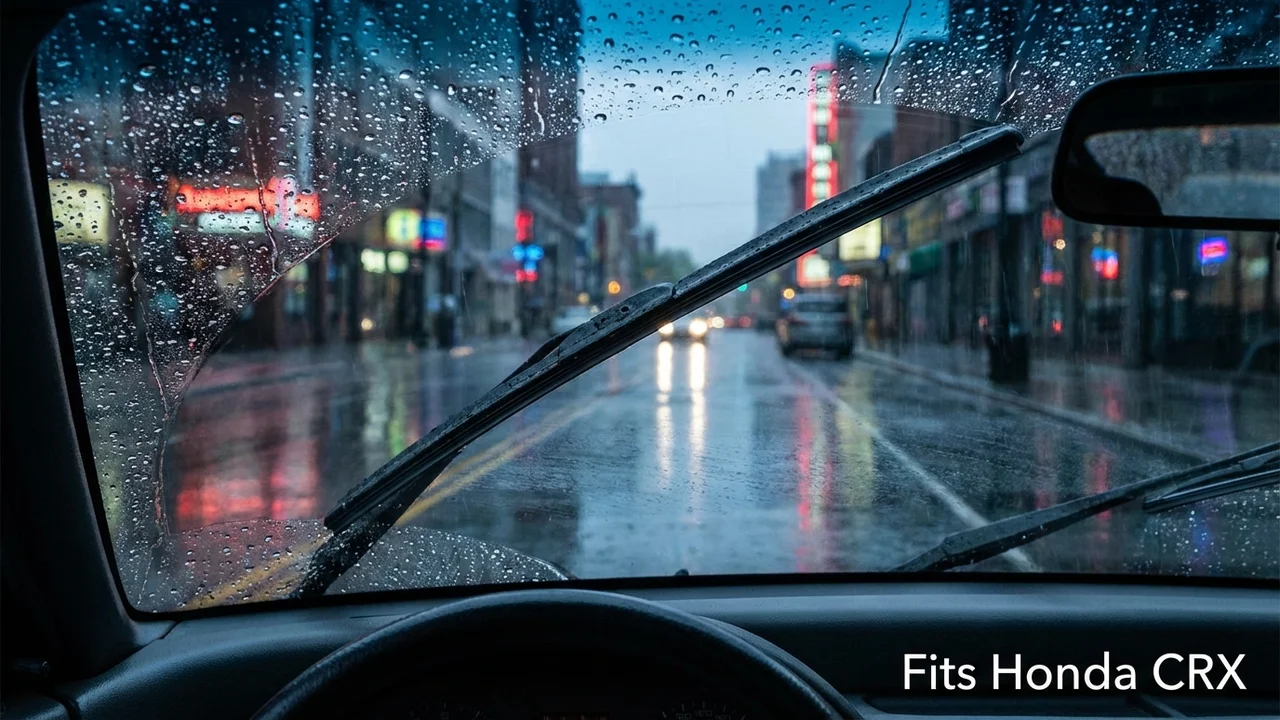 Honda CRX Driver Side Wiper Blade — 28