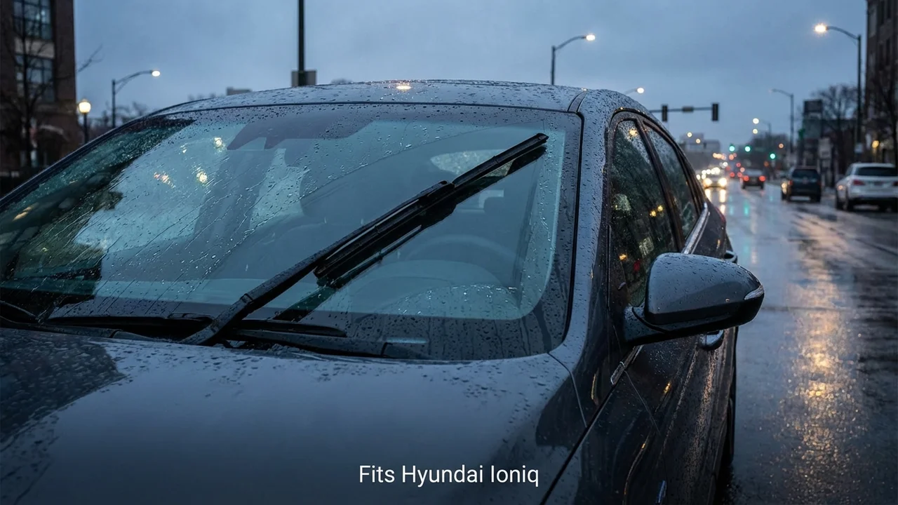 Hyundai Ioniq Driver Side Wiper Blade — 24