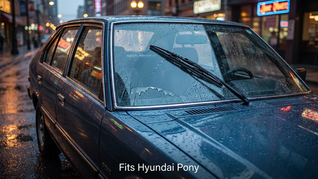 Hyundai Pony Driver Side Wiper Blade — 24