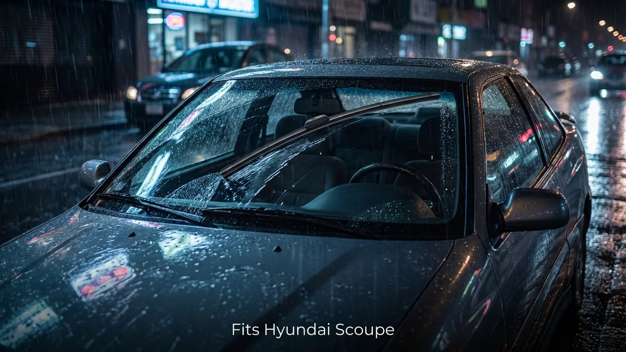 Hyundai Scoupe Driver Side Wiper Blade — 28