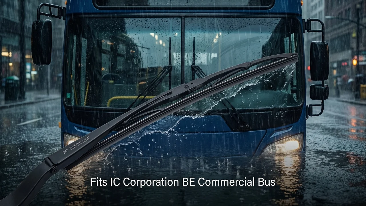 IC Corporation BE Commercial Bus Driver Side Wiper Blade — 24