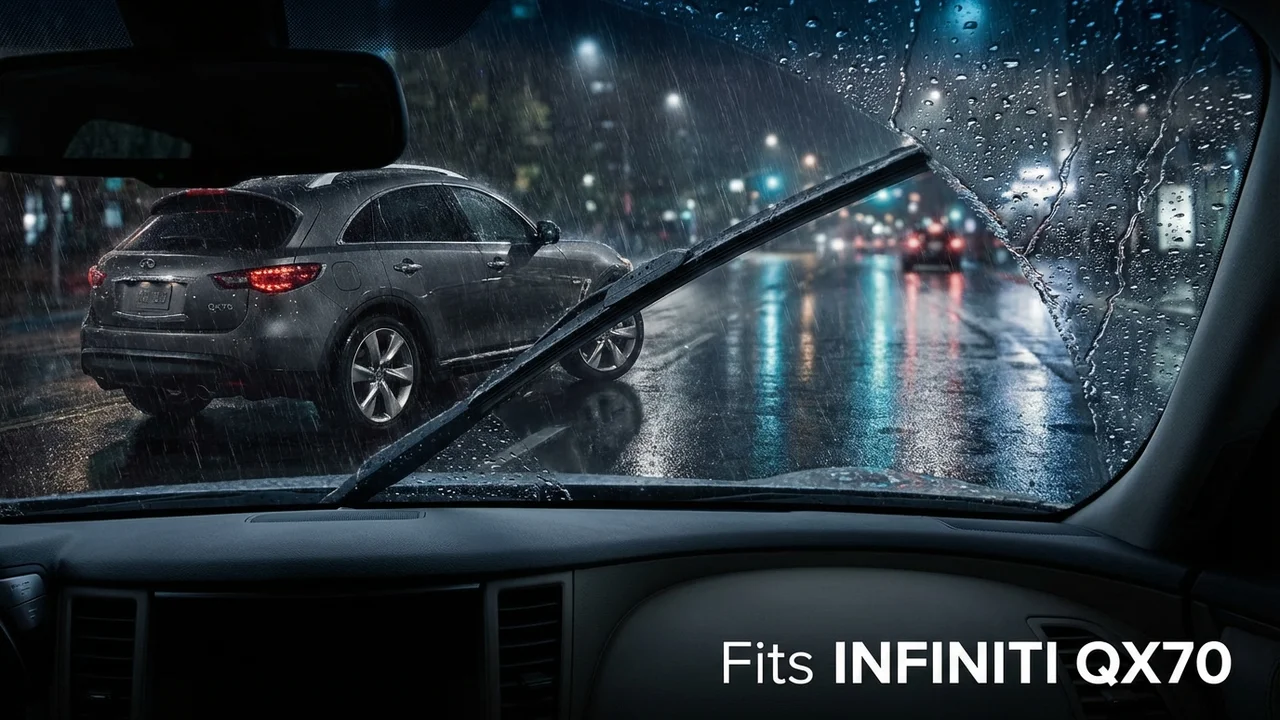 INFINITI QX70 Driver Side Wiper Blade — 22