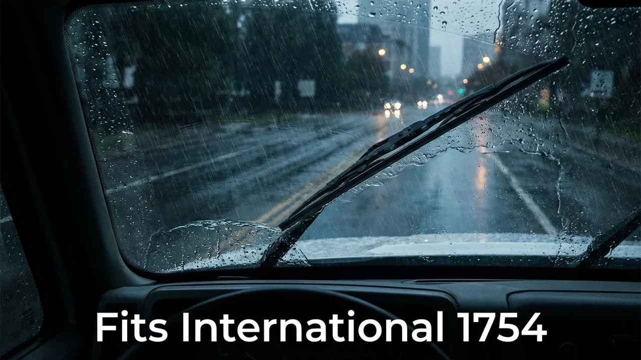 International 1754 Passenger Side Wiper Blade — 18