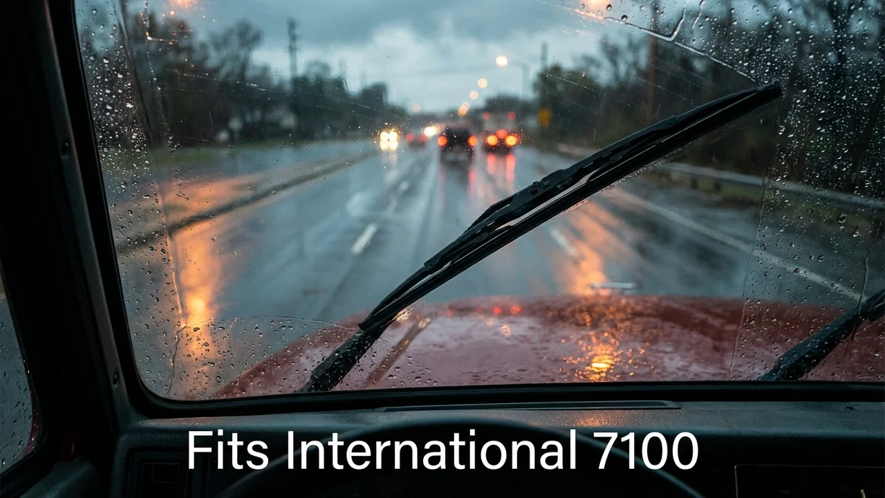 International 7100 Passenger Side Wiper Blade — 17