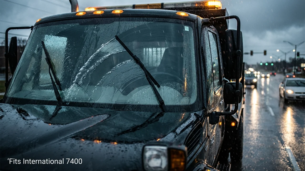 International 7400 Driver Side Wiper Blade — 28