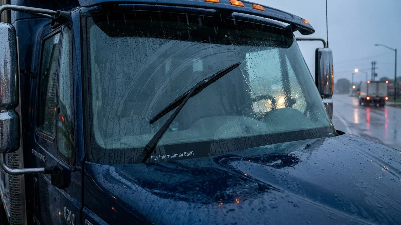 International 8300 Passenger Side Wiper Blade — 17