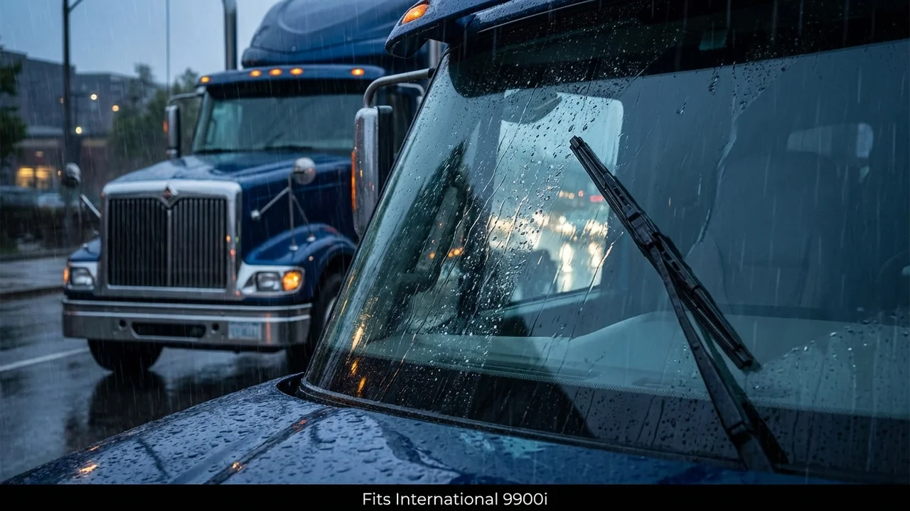 International 9900i Passenger Side Wiper Blade — 19