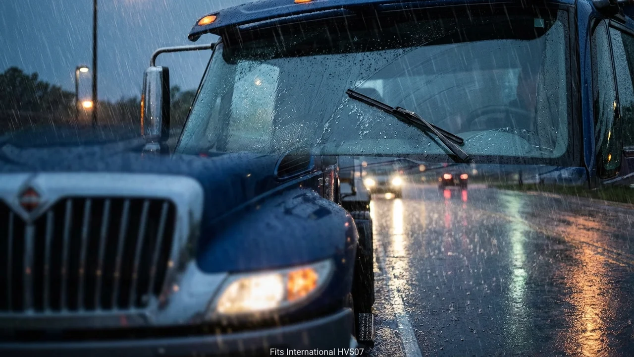 International HV507 Passenger Side Wiper Blade — 17