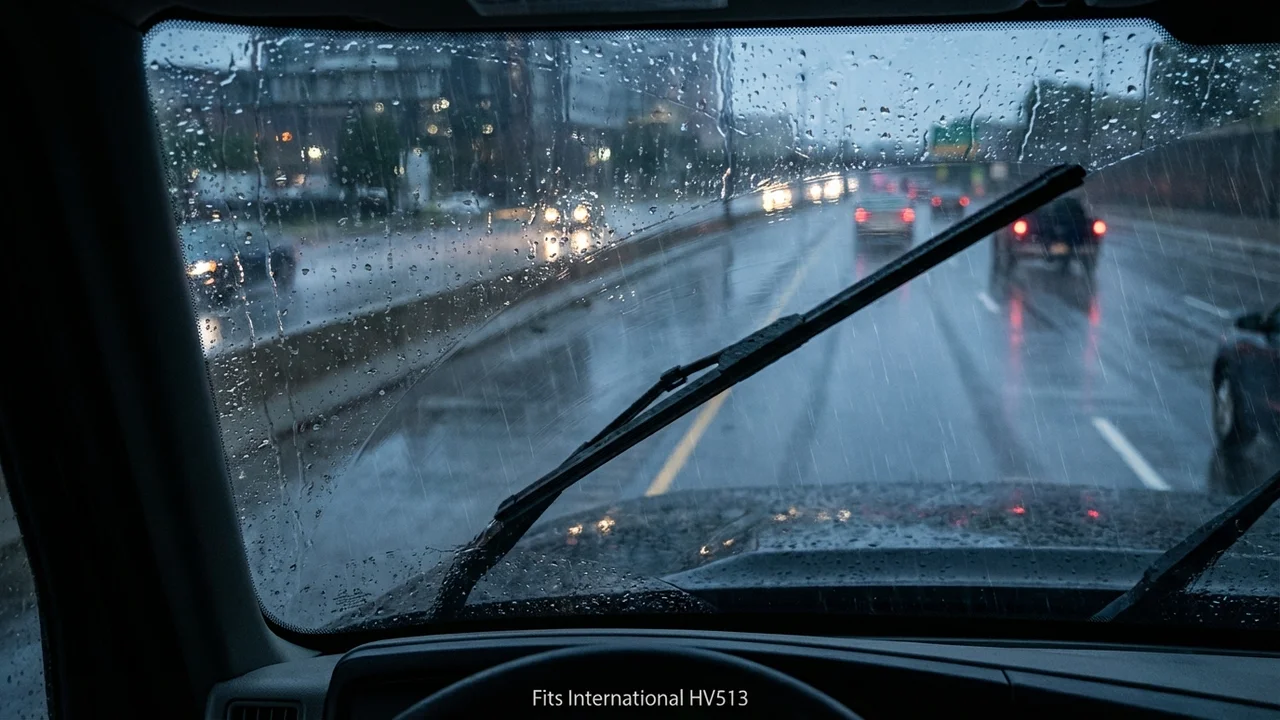 International HV513 Passenger Side Wiper Blade — 18