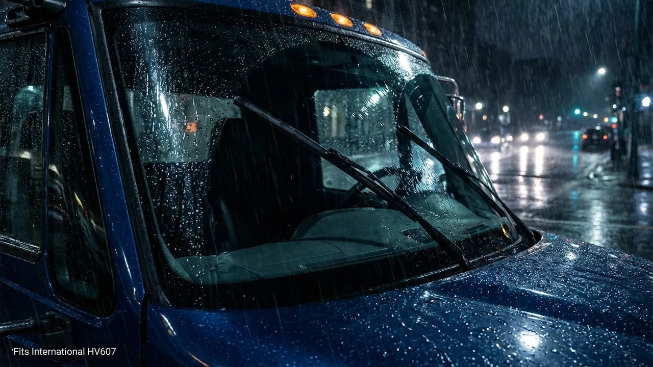 International HV607 Driver Side Wiper Blade — 24