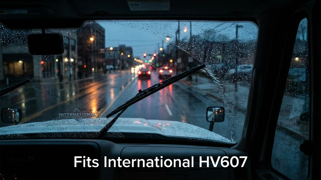 International HV607 Passenger Side Wiper Blade — 16